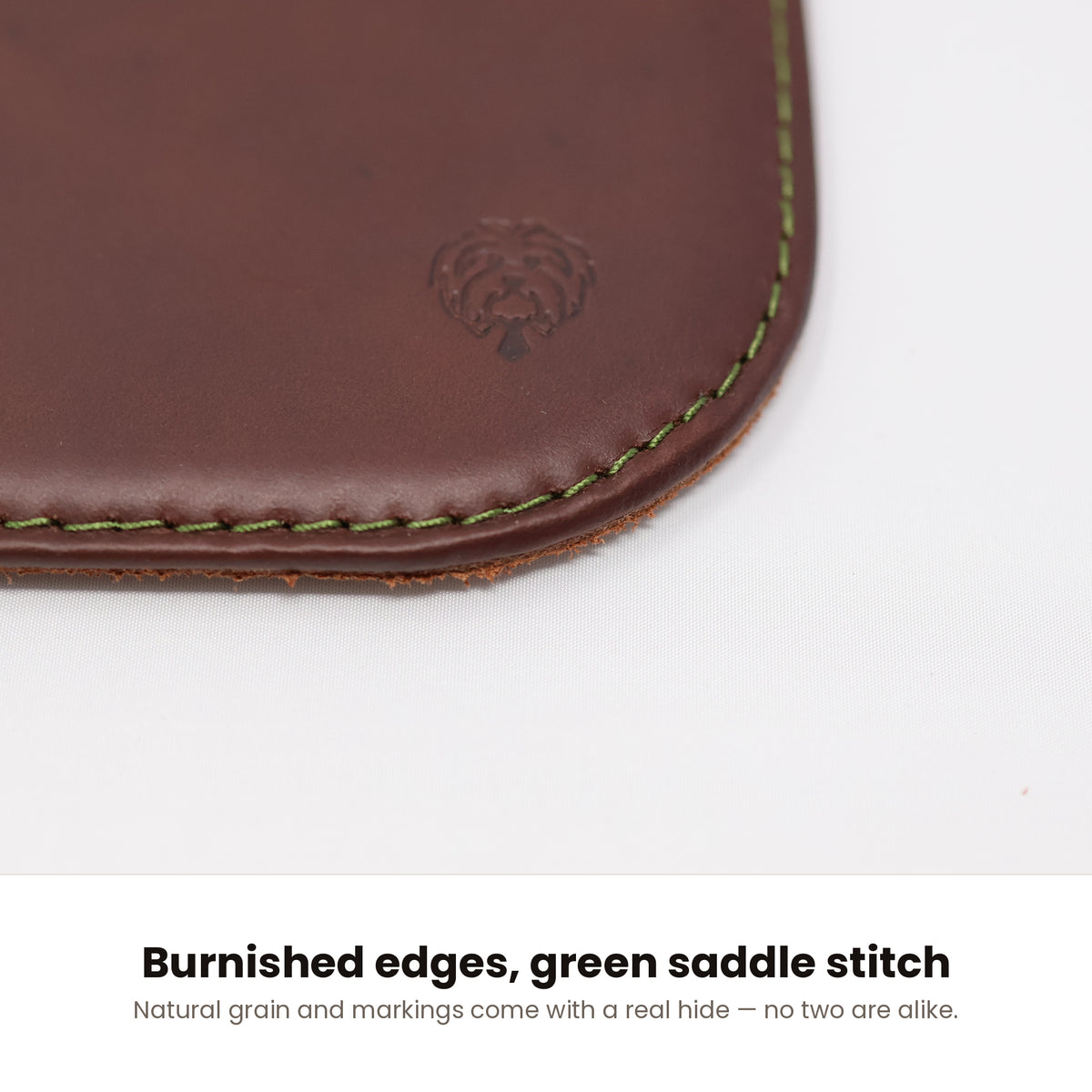 Havee Bolero Mouse Pad for Home or Office Desktop - Genuine Leather Handmade in Colombia