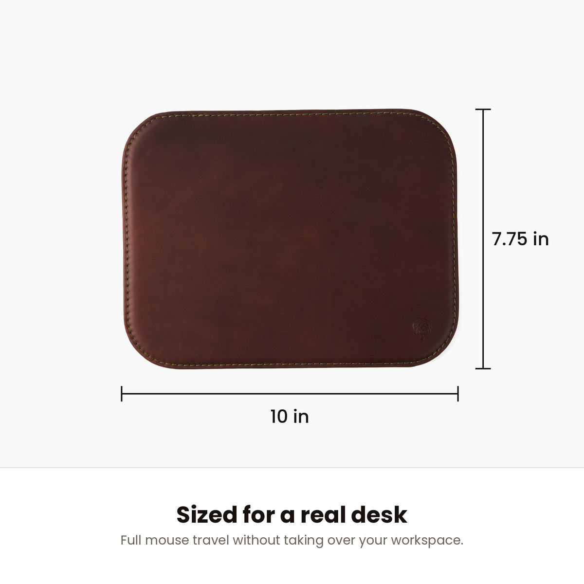 Havee Bolero Mouse Pad for Home or Office Desktop - Genuine Leather Handmade in Colombia