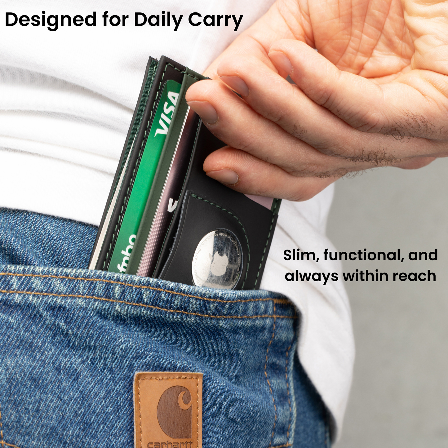 Havee Pico Card Wallet with AirTag Slot and RFID Blocking Protection