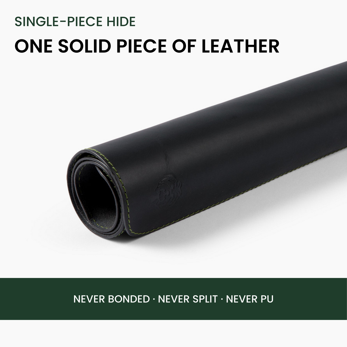 Havee Cabana Leather Desk Mat - Genuine Leather Handmade in Colombia